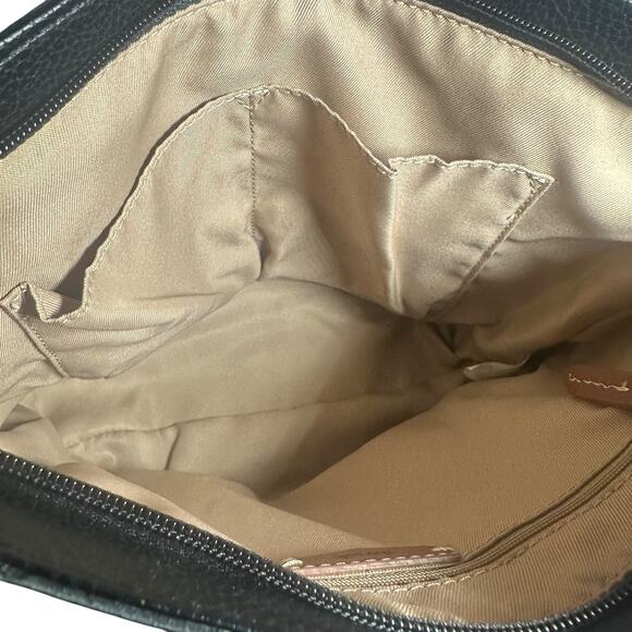 The Sak Black Leather Shoulder Bag Slouchy Soft Pebbled Everyday Purse - Picture 10 of 11